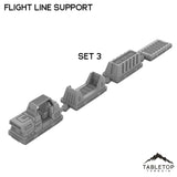 Tabletop Terrain Vehicle Set 3 Flight Line Support Cargo Trolleys