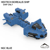 Tabletop Terrain Vehicle Ship Only / NextGen Color (Blue) HEXTECH Borealis Ship- 6mm