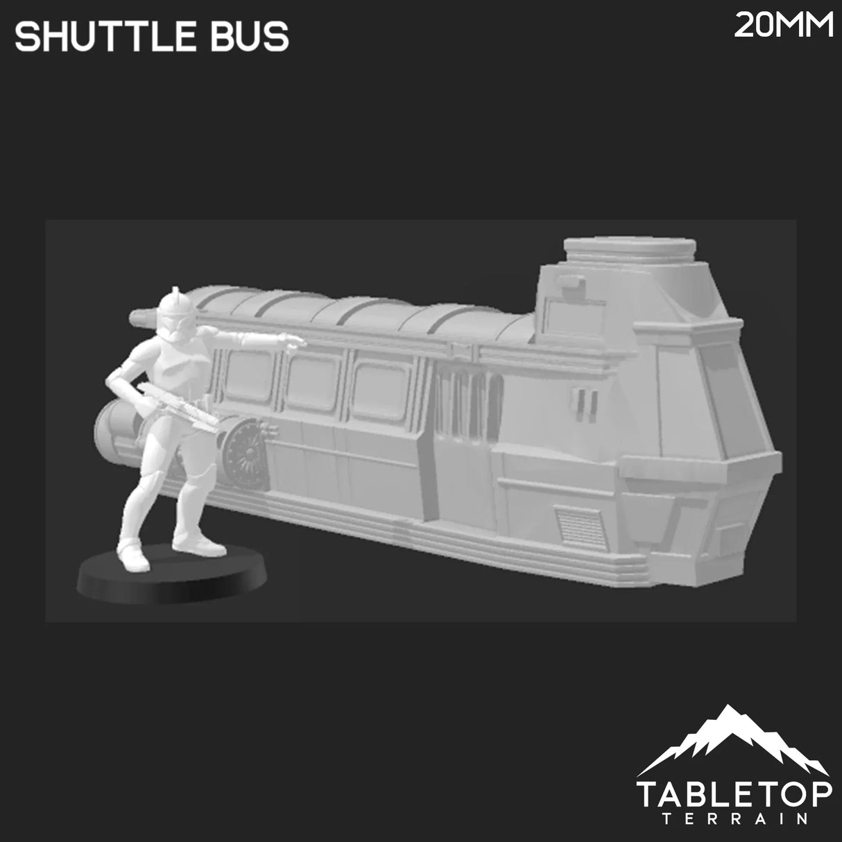 Tabletop Terrain Vehicle Shuttle Bus - Ord Ferrum