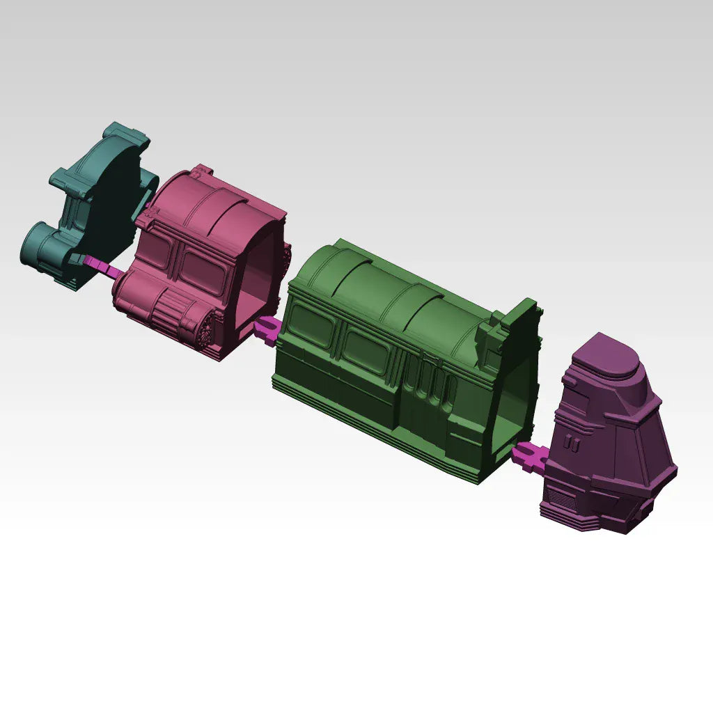 Tabletop Terrain Vehicle Shuttle Bus - Ord Ferrum