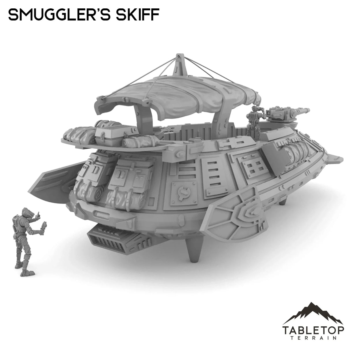 Tabletop Terrain Vehicle Smuggler's Skiff
