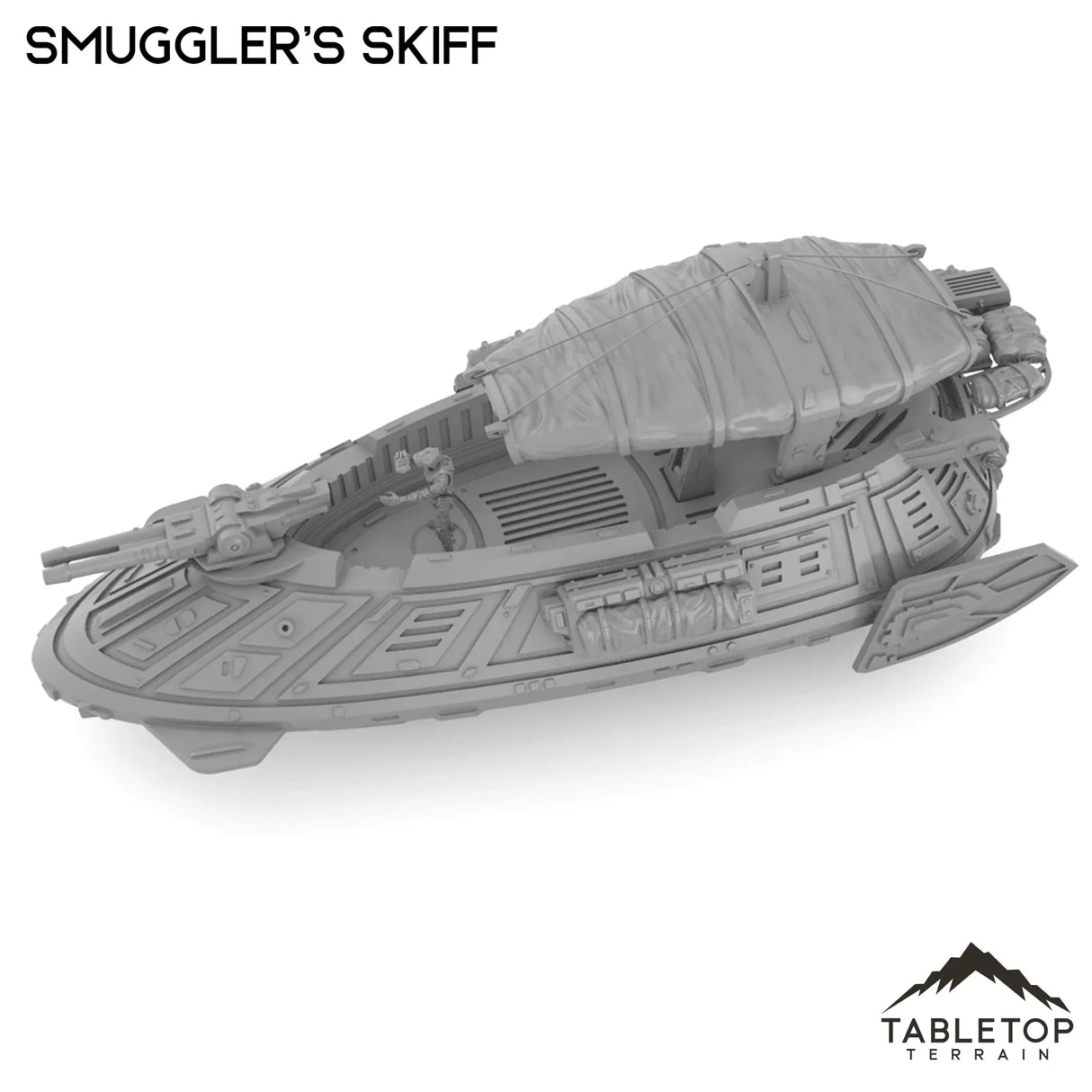Tabletop Terrain Vehicle Smuggler's Skiff