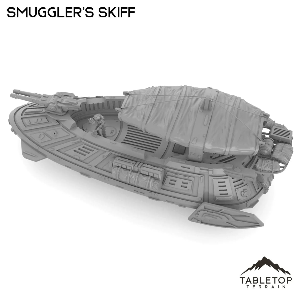 Tabletop Terrain Vehicle Smuggler's Skiff