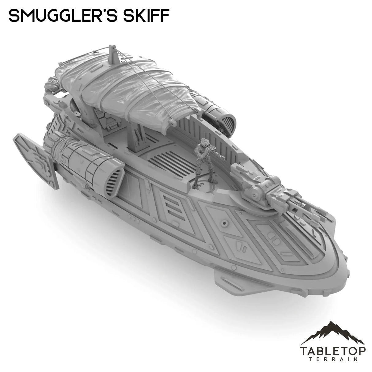 Tabletop Terrain Vehicle Smuggler's Skiff
