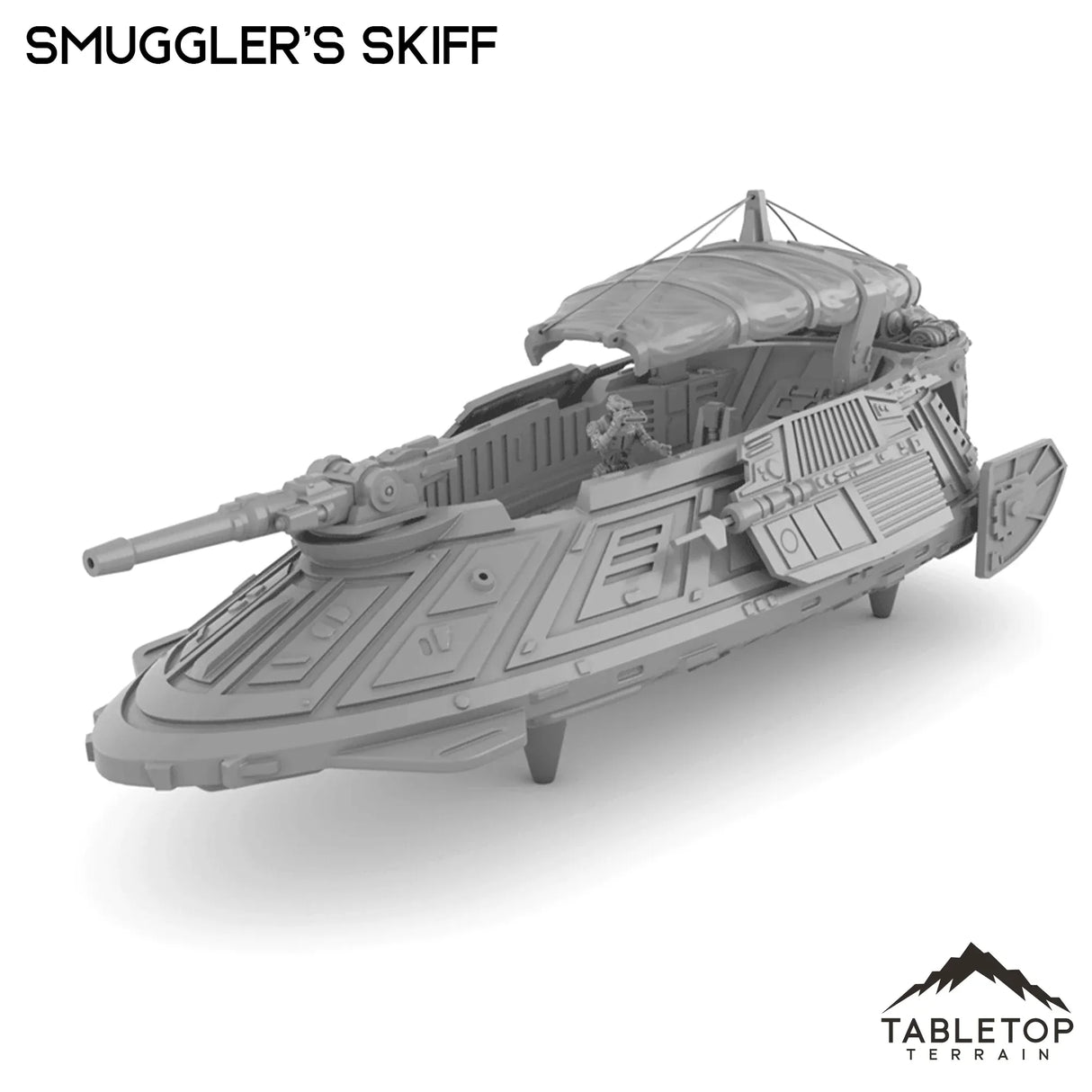 Tabletop Terrain Vehicle Smuggler's Skiff