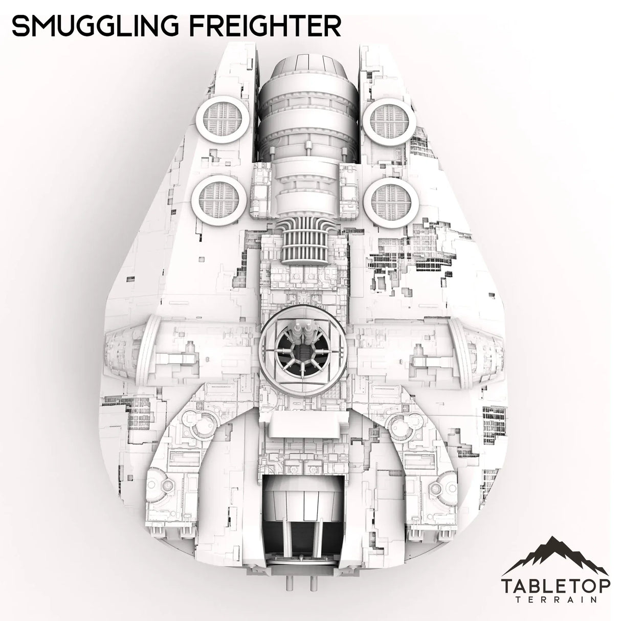 Tabletop Terrain Vehicle Smuggling Freighter