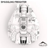 Tabletop Terrain Vehicle Smuggling Freighter