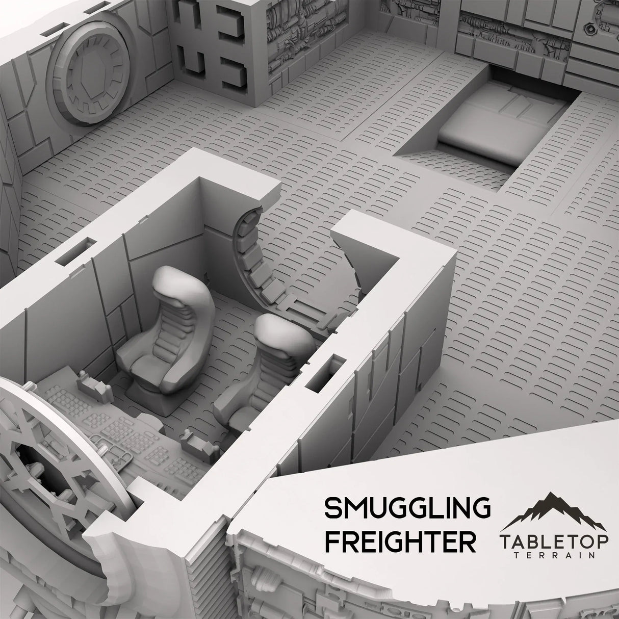 Tabletop Terrain Vehicle Smuggling Freighter