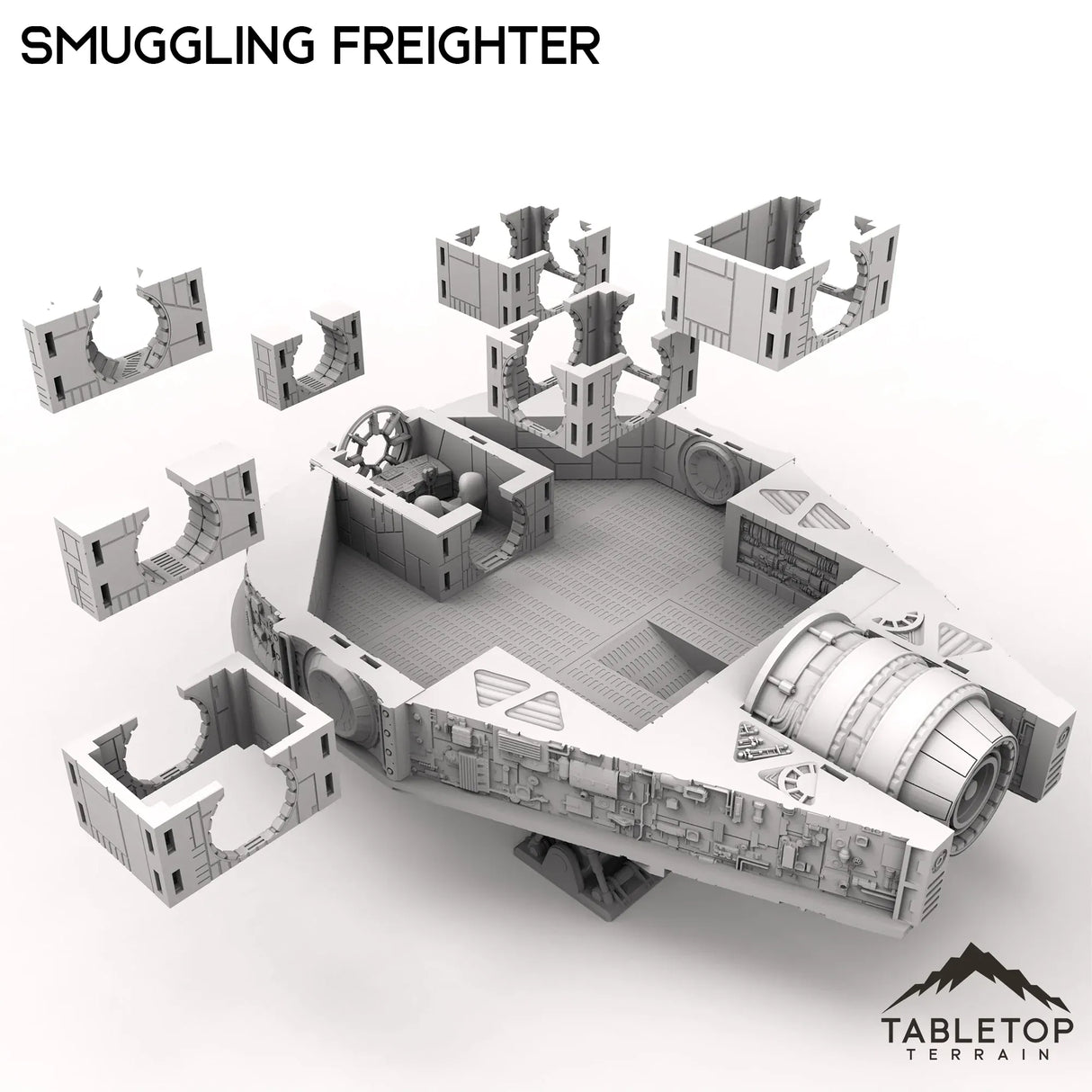 Tabletop Terrain Vehicle Smuggling Freighter