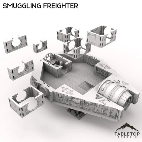 Tabletop Terrain Vehicle Smuggling Freighter