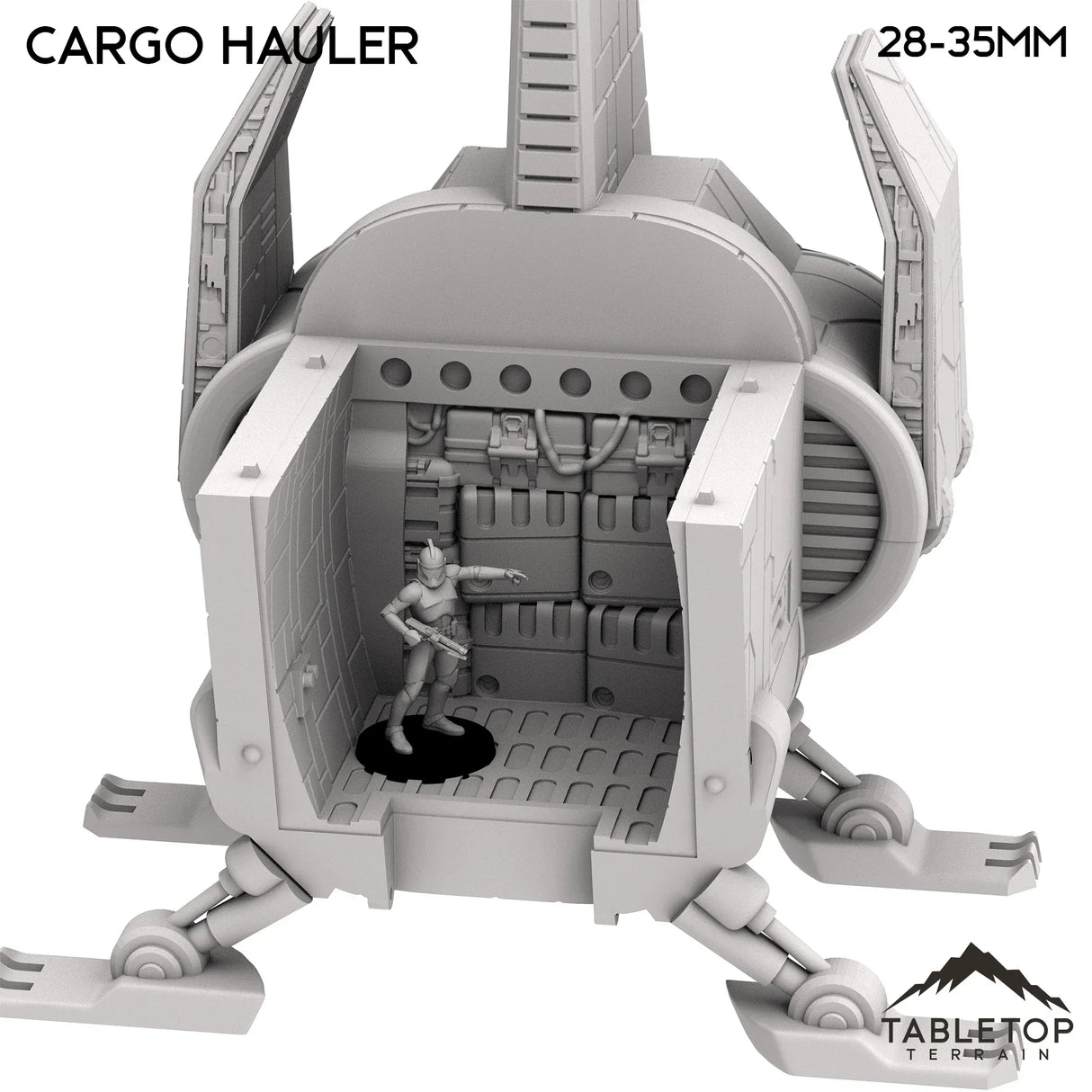 Tabletop Terrain Vehicle Starport Cargo Hauler