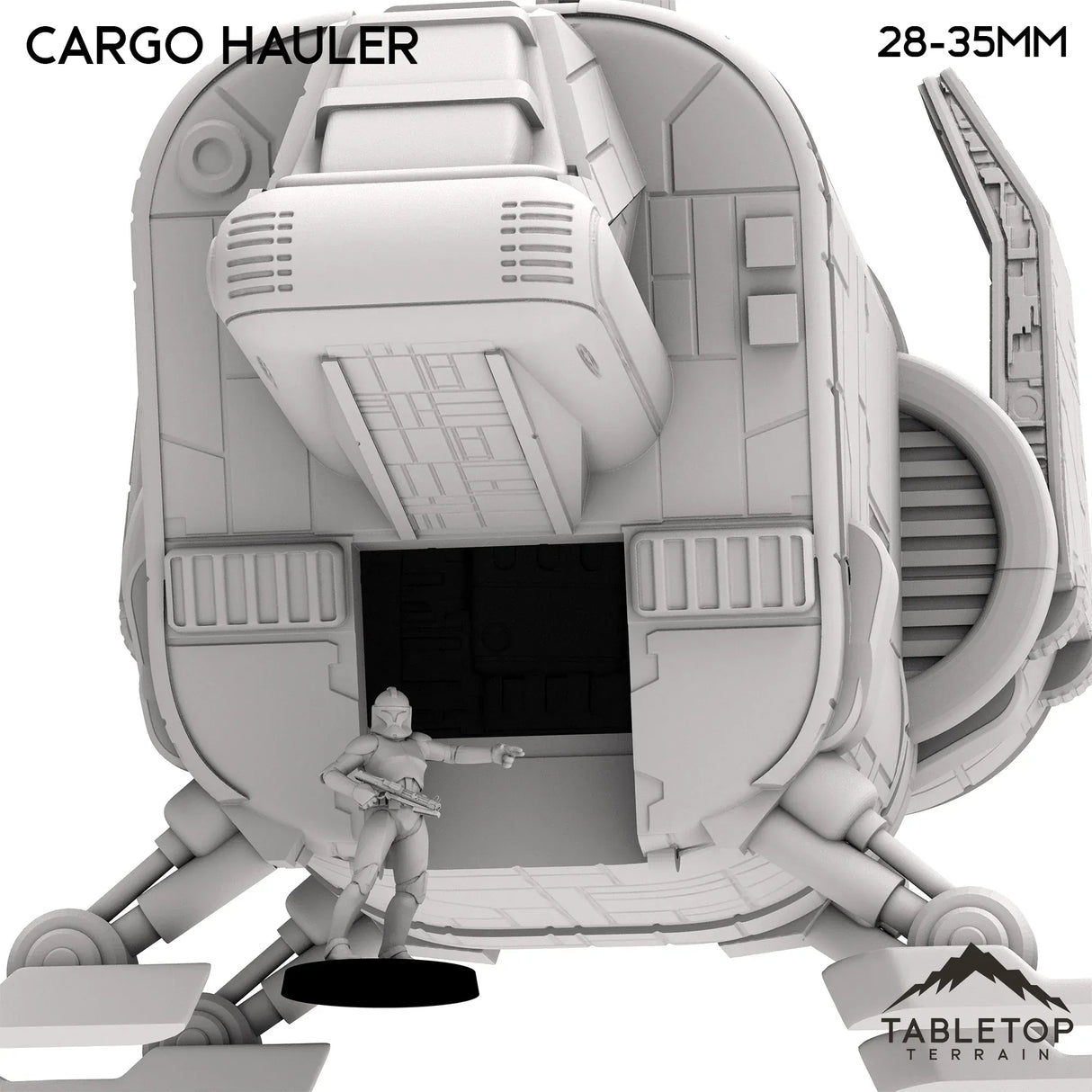 Tabletop Terrain Vehicle Starport Cargo Hauler