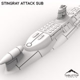 Tabletop Terrain Vehicle Stingray Attack Sub
