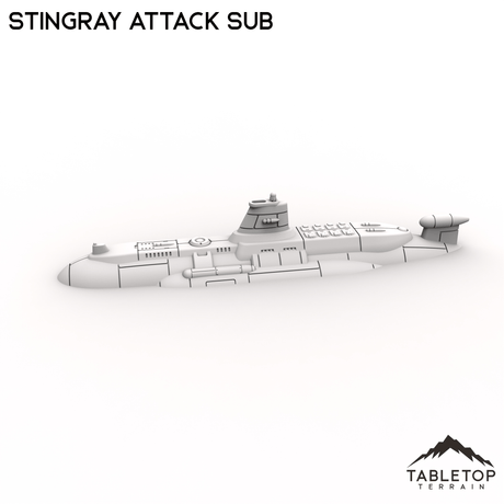 Tabletop Terrain Vehicle Stingray Attack Sub