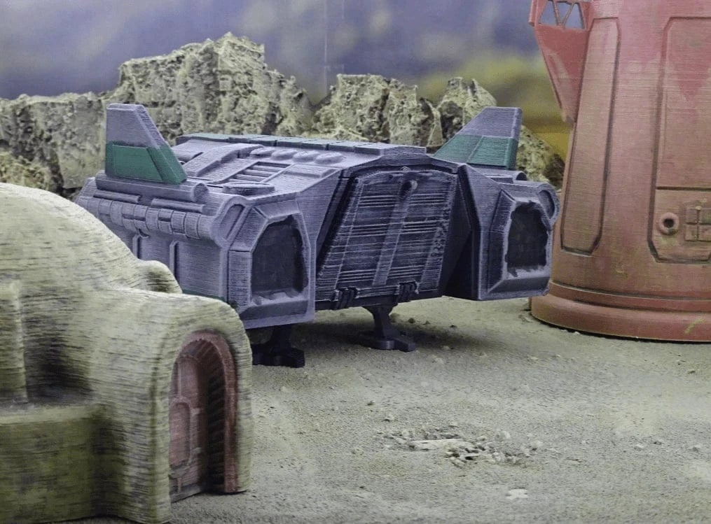 Tabletop Terrain Vehicle TA12 Spaceship - Star Wars Legion Terrain