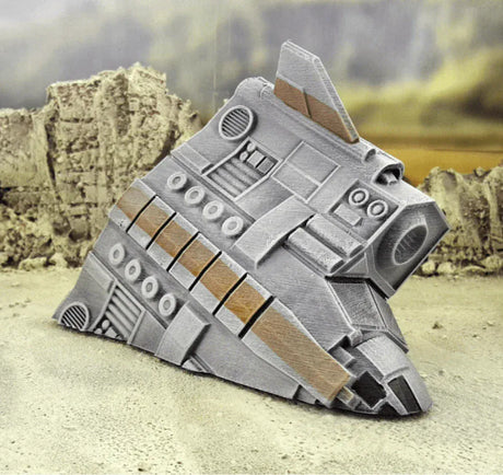 Tabletop Terrain Vehicle TA12 Wrecked Spaceships - Star Wars Legion Terrain