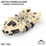 Tabletop Terrain Vehicle Tanker Configuration / NextGen Color (Tan) HEXTECH Borealis Ship- 6mm