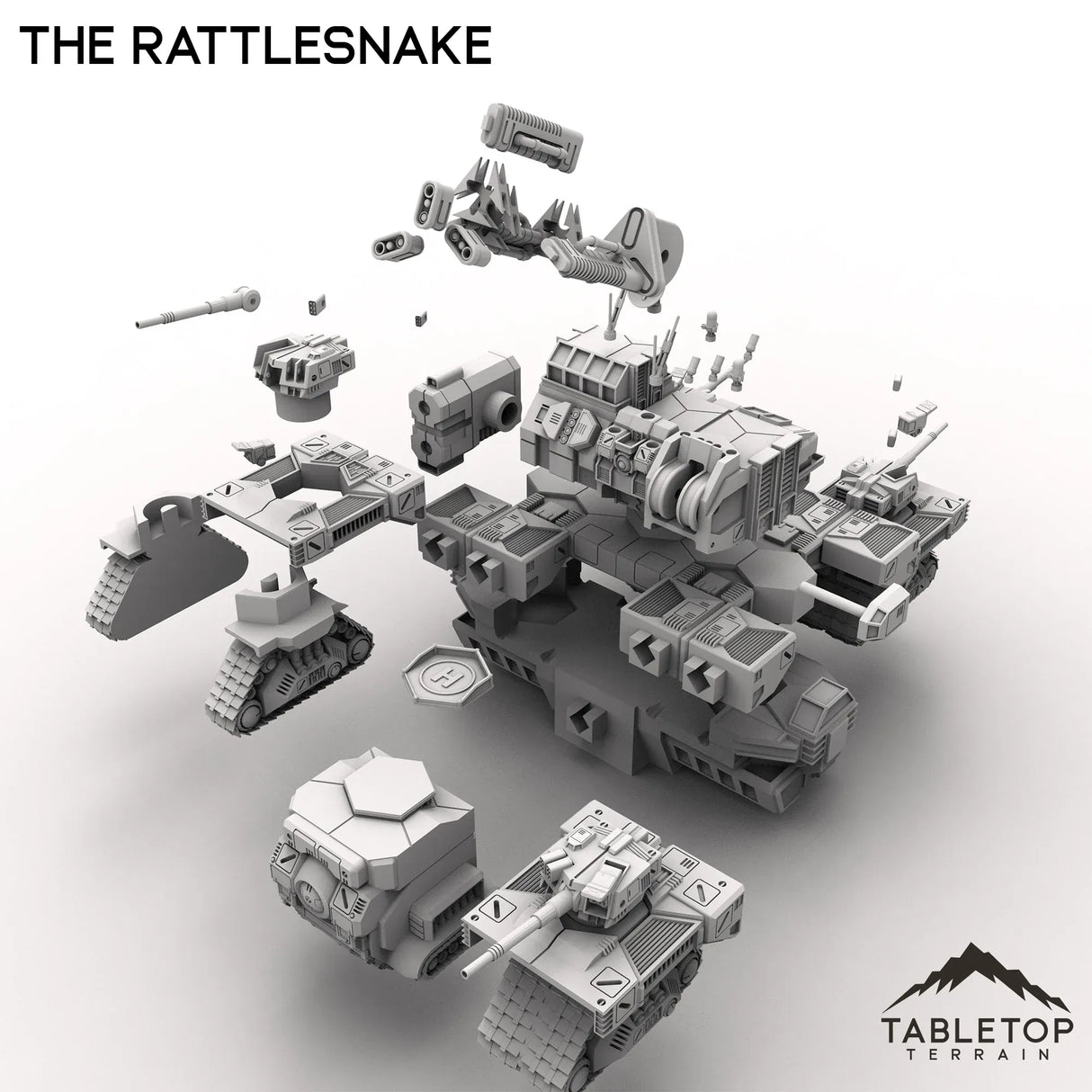 Tabletop Terrain Vehicle The Rattlesnake