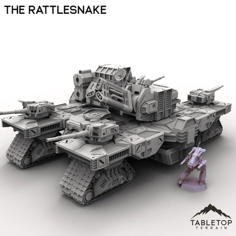 Tabletop Terrain Vehicle The Rattlesnake