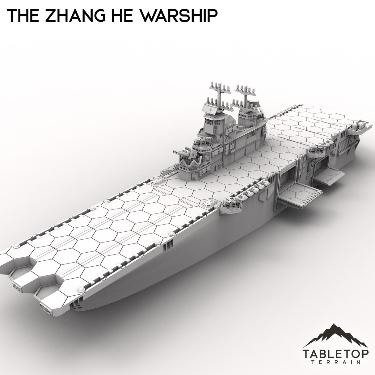 Tabletop Terrain Vehicle The Zhang He Warship