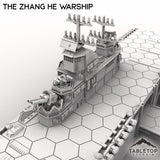 Tabletop Terrain Vehicle The Zhang He Warship