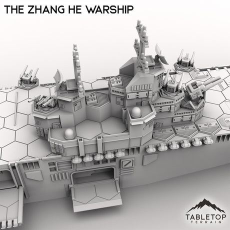 Tabletop Terrain Vehicle The Zhang He Warship