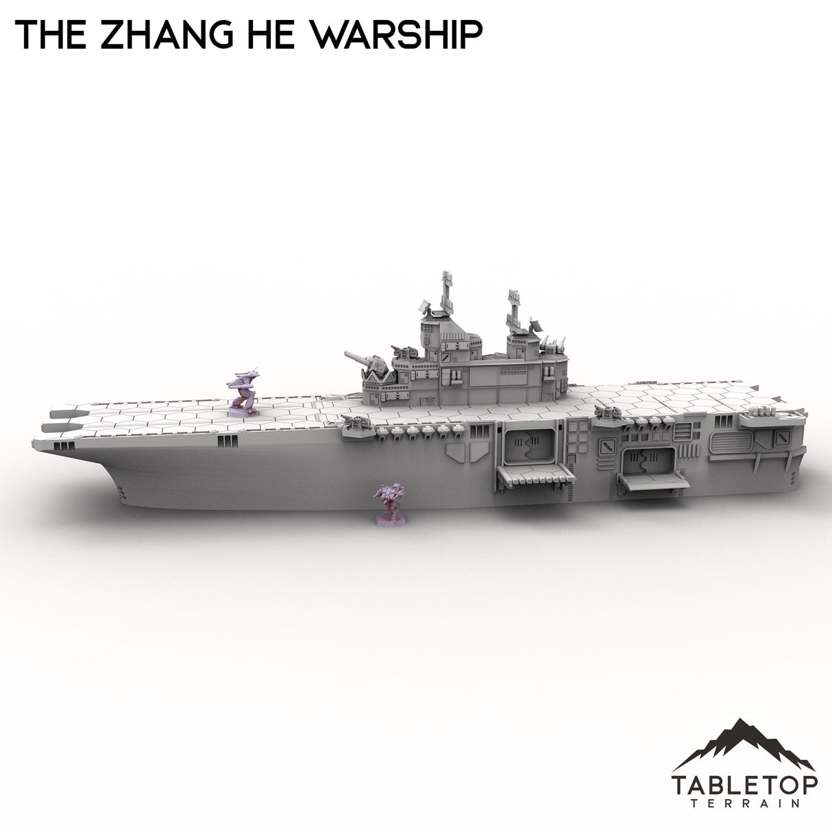 Tabletop Terrain Vehicle The Zhang He Warship