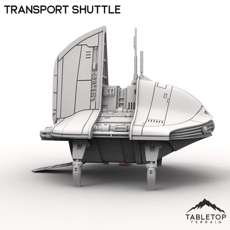 Tabletop Terrain Vehicle Transport Shuttle - To'ka Station