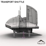 Tabletop Terrain Vehicle Transport Shuttle - To'ka Station