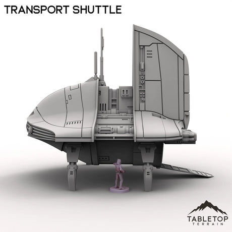 Tabletop Terrain Vehicle Transport Shuttle - To'ka Station