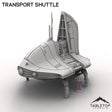 Tabletop Terrain Vehicle Transport Shuttle - To'ka Station