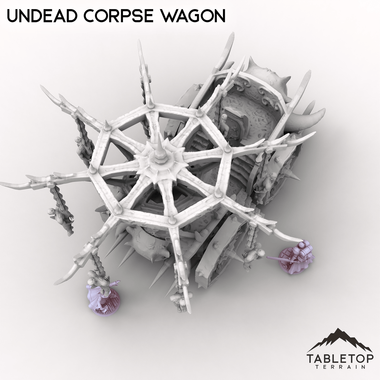Tabletop Terrain Vehicle Undead Corpse Wagon