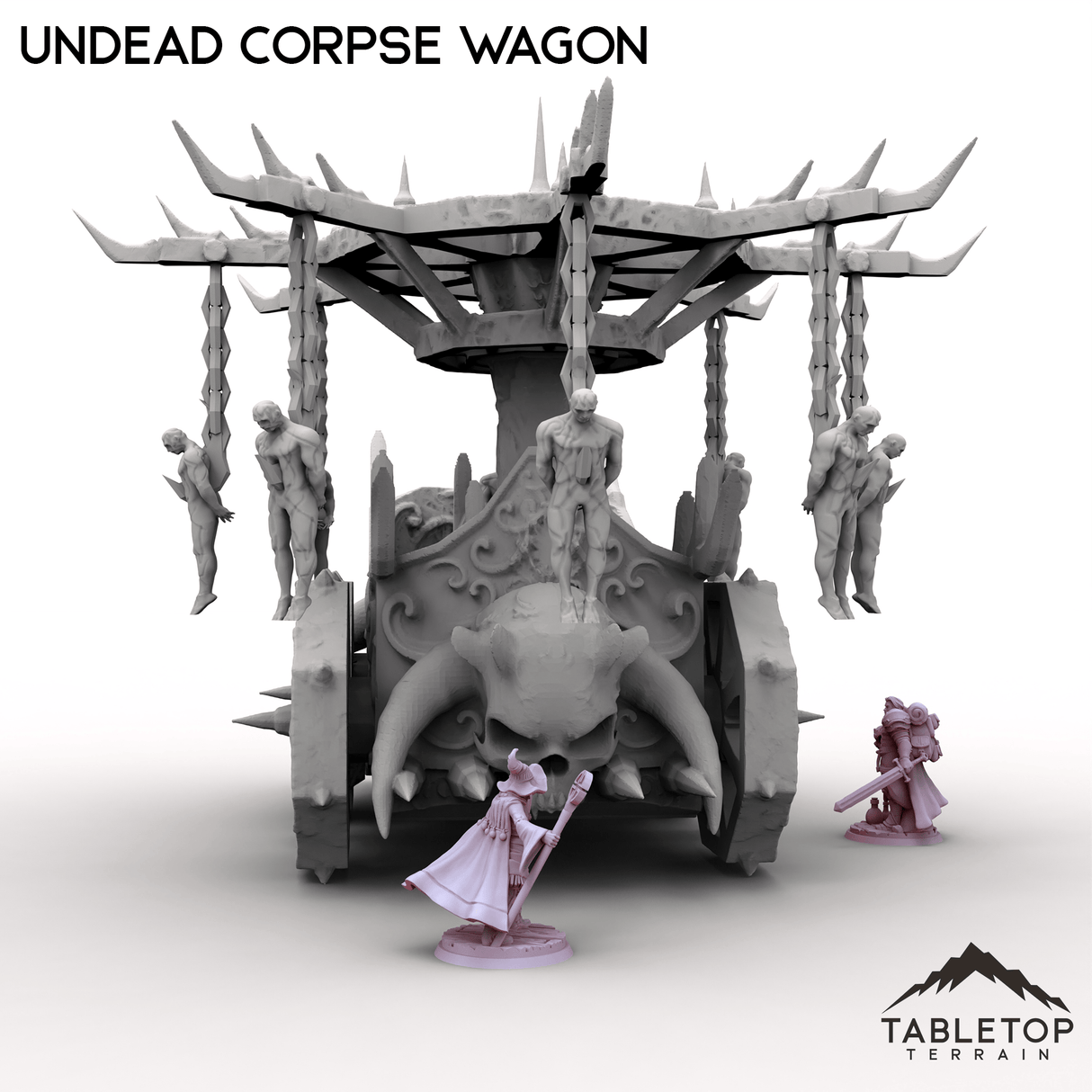 Tabletop Terrain Vehicle Undead Corpse Wagon