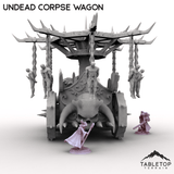 Tabletop Terrain Vehicle Undead Corpse Wagon