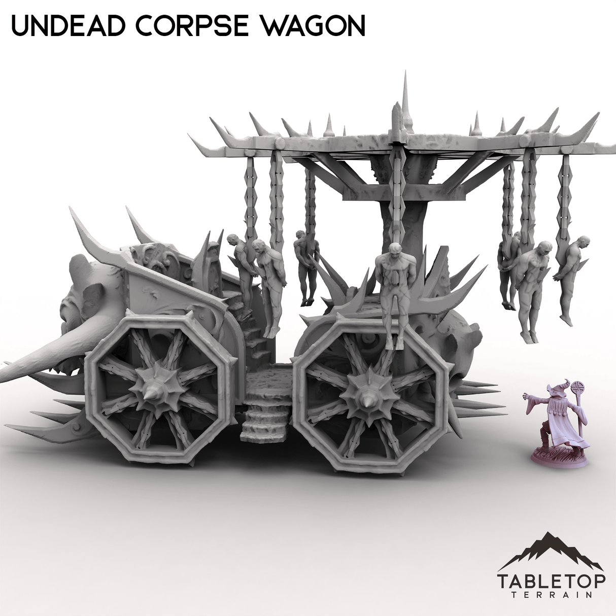 Tabletop Terrain Vehicle Undead Corpse Wagon