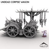 Tabletop Terrain Vehicle Undead Corpse Wagon
