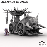 Tabletop Terrain Vehicle Undead Corpse Wagon