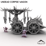 Tabletop Terrain Vehicle Undead Corpse Wagon