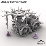 Tabletop Terrain Vehicle Undead Corpse Wagon
