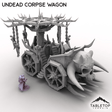 Tabletop Terrain Vehicle Undead Corpse Wagon