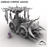 Tabletop Terrain Vehicle Undead Corpse Wagon