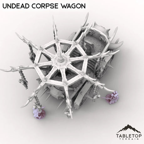Tabletop Terrain Vehicle Undead Corpse Wagon