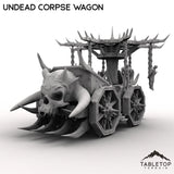 Tabletop Terrain Vehicle Undead Corpse Wagon