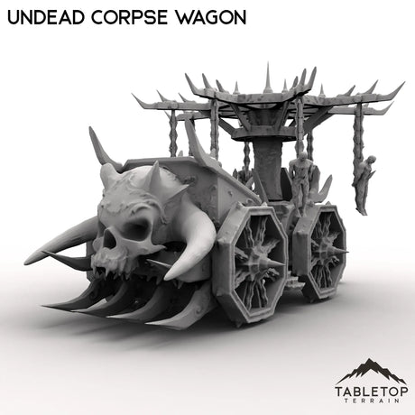 Tabletop Terrain Vehicle Undead Corpse Wagon