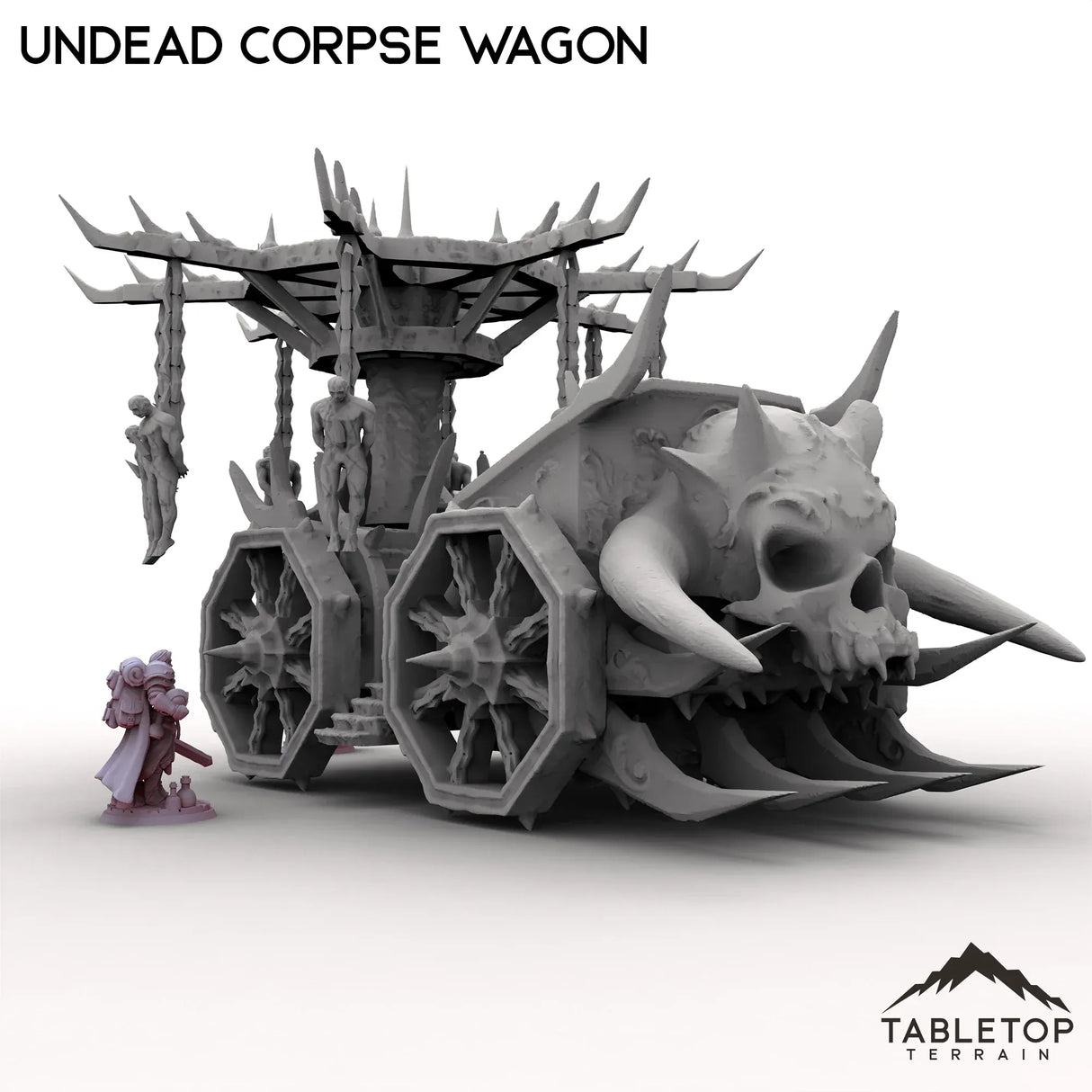 Tabletop Terrain Vehicle Undead Corpse Wagon