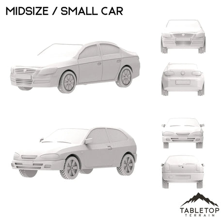 Tabletop Terrain Vehicle Urban Vehicle Collection - Marvel Crisis Protocol Vehicle Set