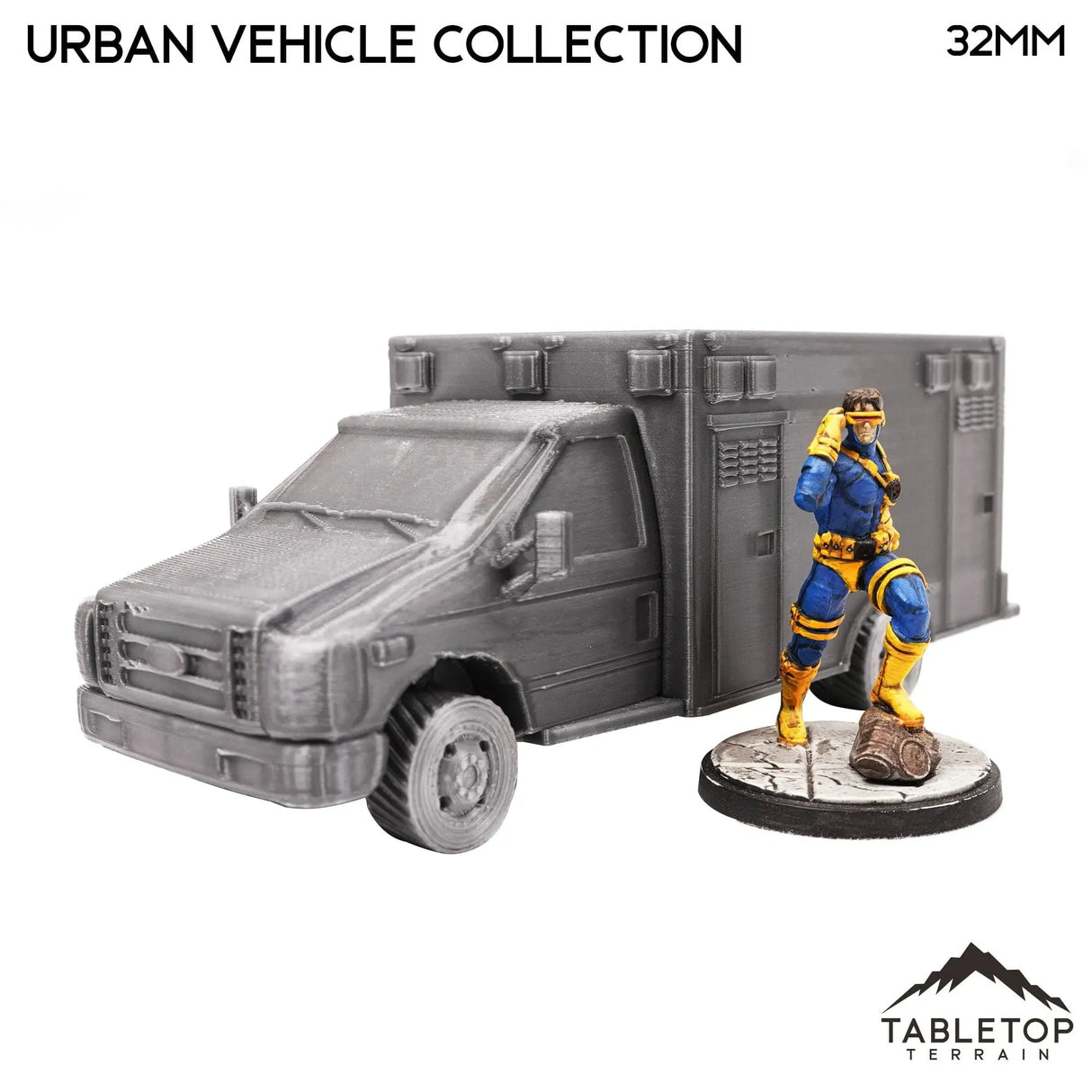 Tabletop Terrain Vehicle Urban Vehicle Collection - Marvel Crisis Protocol Vehicle Set