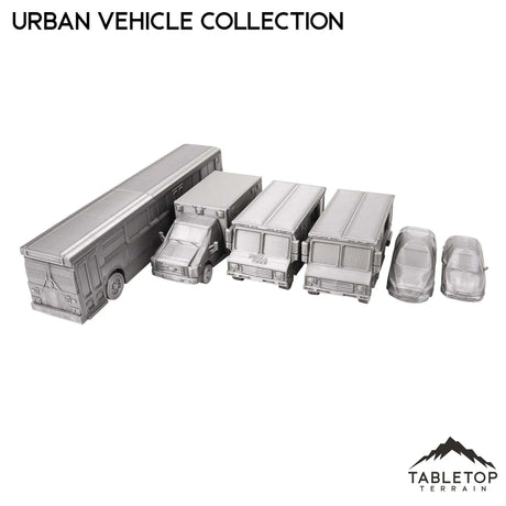 Tabletop Terrain Vehicle Urban Vehicle Collection - Marvel Crisis Protocol Vehicle Set