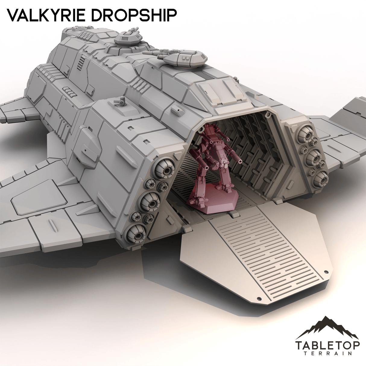 Tabletop Terrain Vehicle Valkyrie Dropship