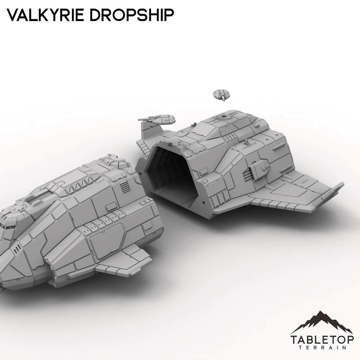 Tabletop Terrain Vehicle Valkyrie Dropship